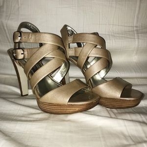 Champagne/nude heels